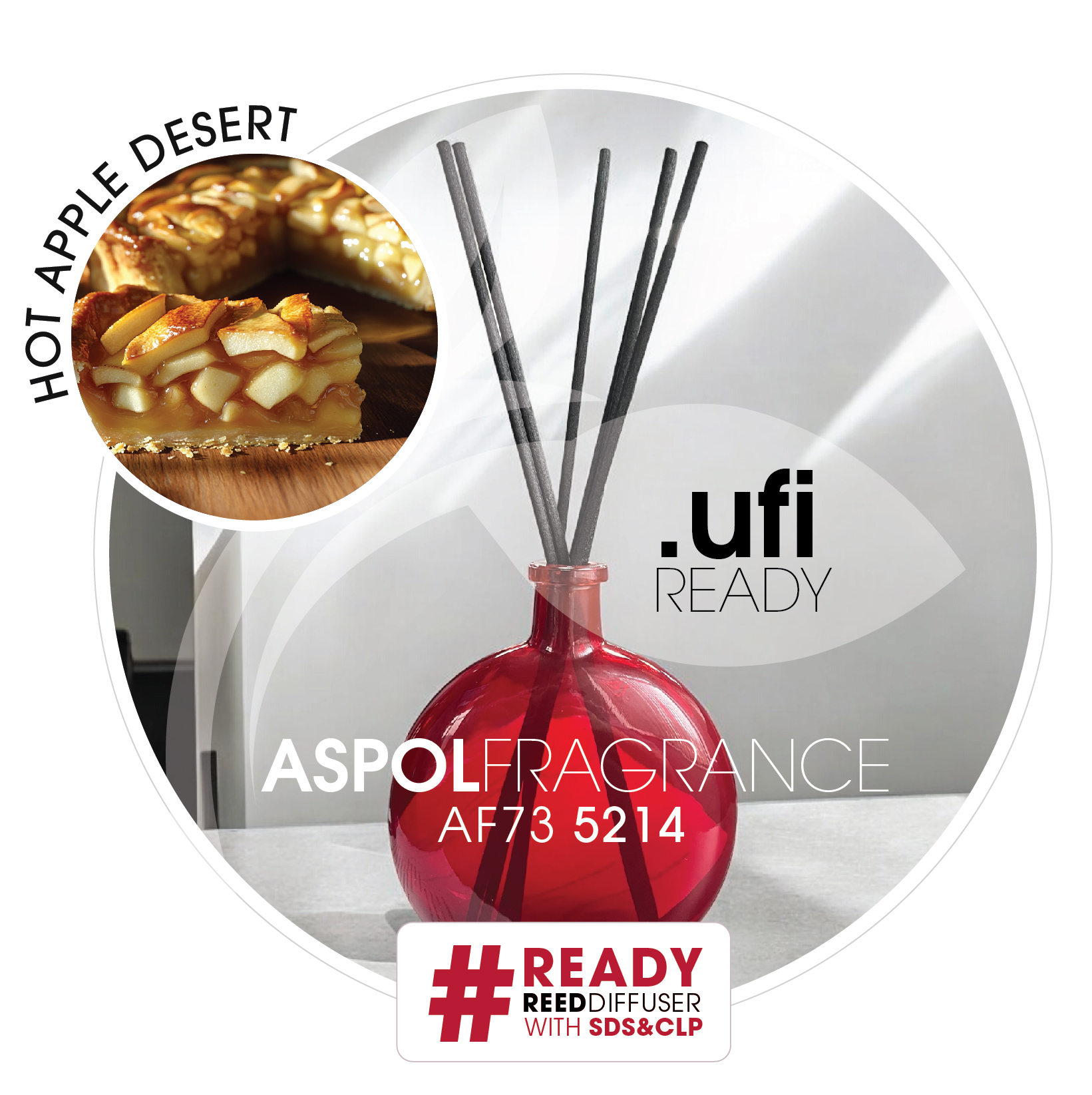 Hot Apple Desert – gotowa mieszanka UFIREADY do dyfuzorów zapachowy