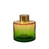Runder Duftdiffusor Orange-Grün OMBRE 100 ml – Gold