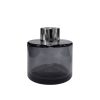 Runder Duftdiffusor Graphit Transparent 100 ml – Silber