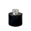 Runder Duftdiffusor Schwarz Glanz 100 ml – Silber