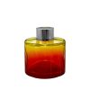Runder Duftdiffusor Rot-Gelb OMBRE 100 ml – Silber
