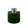 Runder Duftdiffusor Grün Transparent 100 ml – Silber