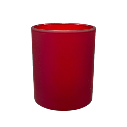 K10 012 Rot Matt – Glasbehälter