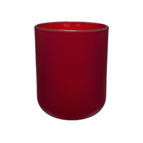 K10 022 Rot Matt – Glasbehälter