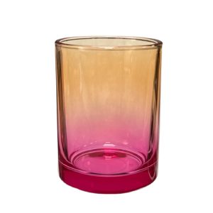 K10 036 Rosa-Orange OMBRE – Glasbehälter