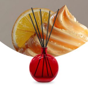 Gebrauchsfertige UFIREADY Diffusor-Mischung Clementine Cupcake – Produktbild mit Duftmotiv