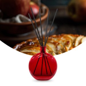 Gebrauchsfertige UFIREADY Diffusor-Mischung Hot Apple Desert – Produktbild mit Duftmotiv