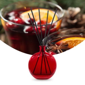 Gebrauchsfertige UFIREADY Diffusor-Mischung Mulled Wine – Produktbild mit Duftmotiv