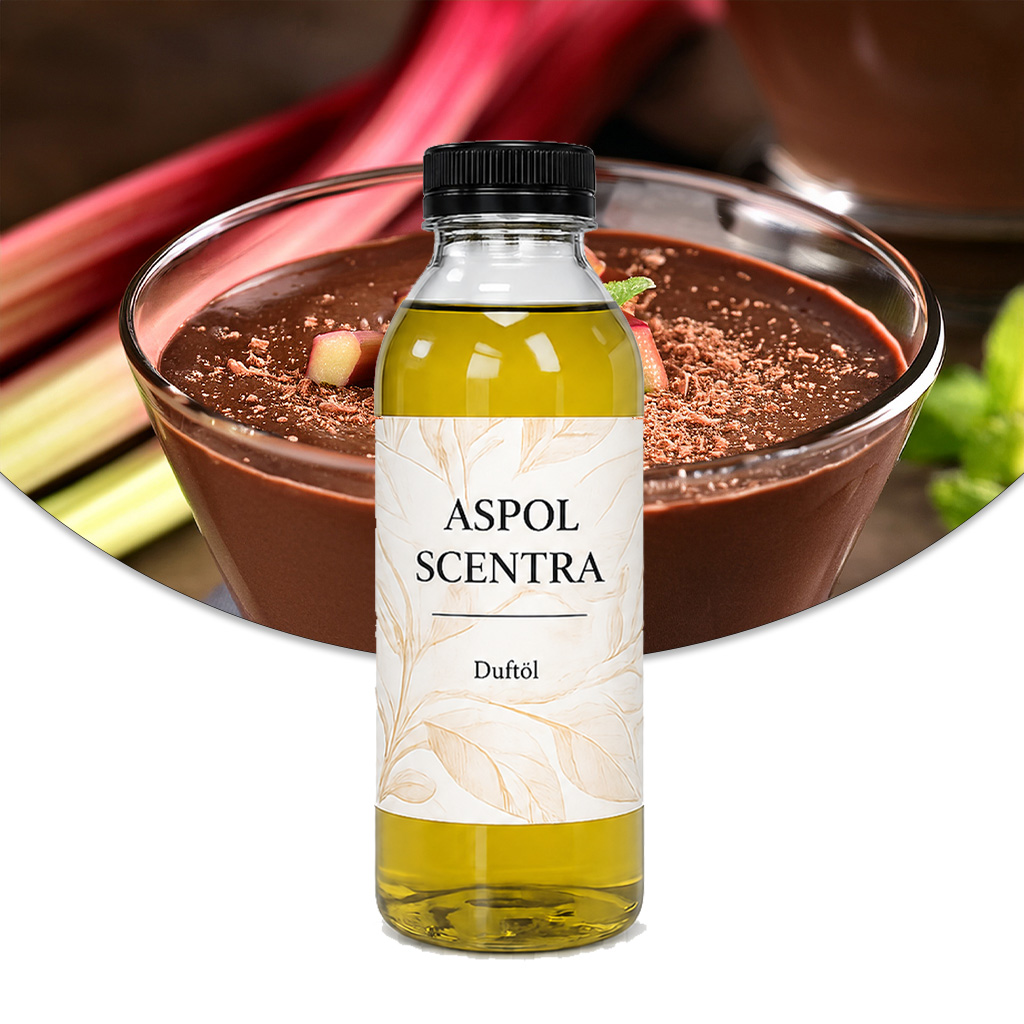 Duftöl – Dunkle Schoko-Rhabarber-Creme – 500 ml