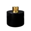 Runder Duftdiffusor Schwarz Glanz 200 ml – Gold – Produktansicht