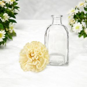 Diffusorglas mit dekorativer Blume – Detailansicht 1