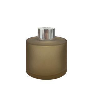 Runder Duftdiffusor Kaffee Satin 100 ml – Silber – Produktansicht