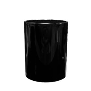 Kerzenglas K10 059 in Schwarz Glanz