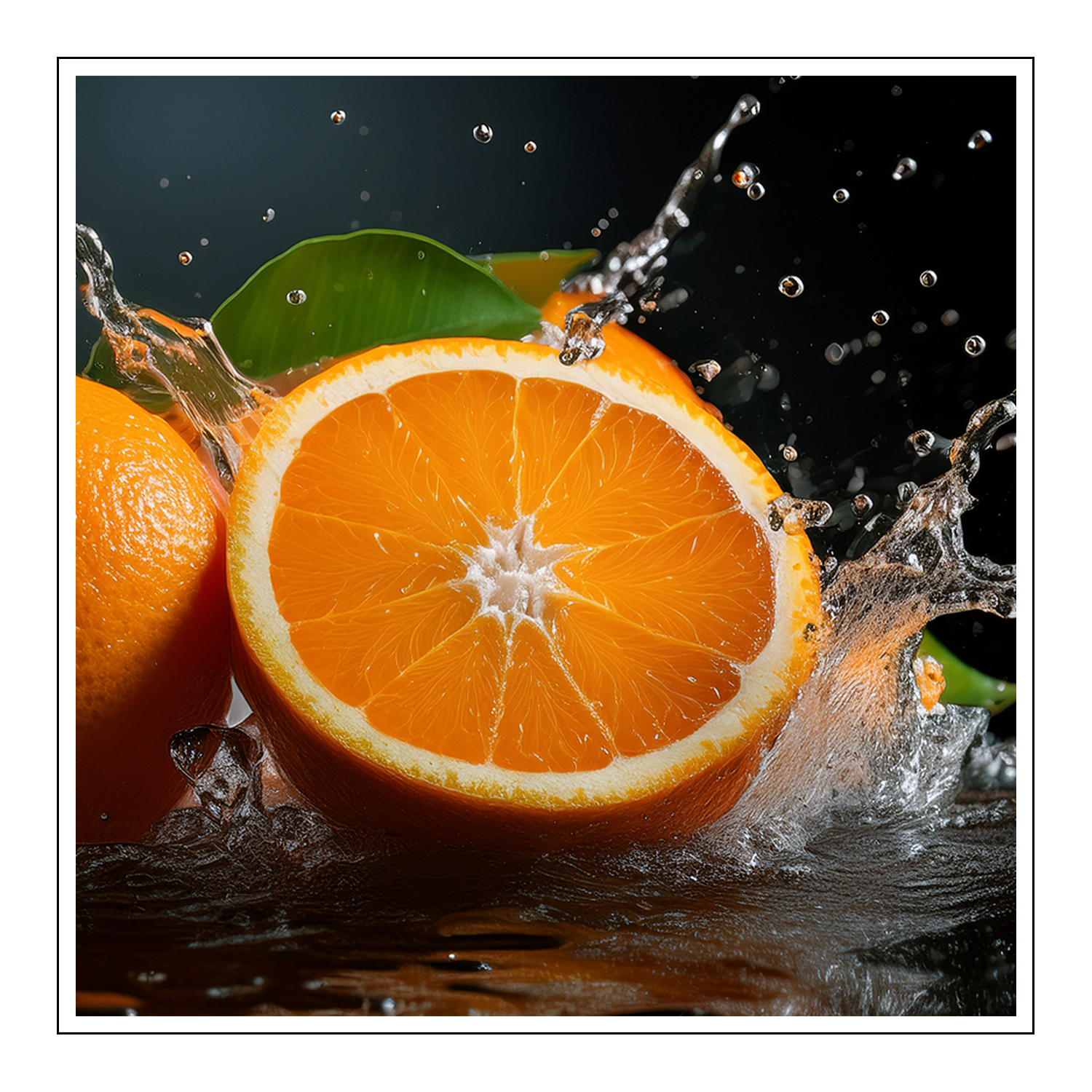 Orange Duftöl für Kerzen – Produktansicht
