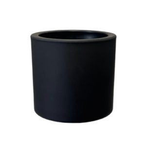 Kerzenglas K10 007 in Schwarz Matt