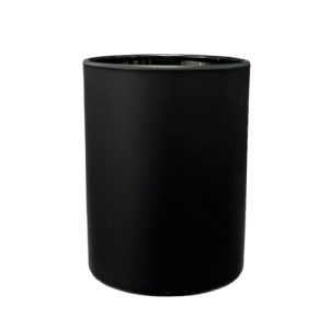 Kerzenglas K10 036 in Schwarz Matt