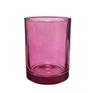 Kerzenglas K10 036 in Rosa Transparent