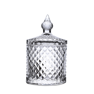 Unlackiertes Kerzenglas N10 001A, 130 ml – Transparent in Kristalloptik