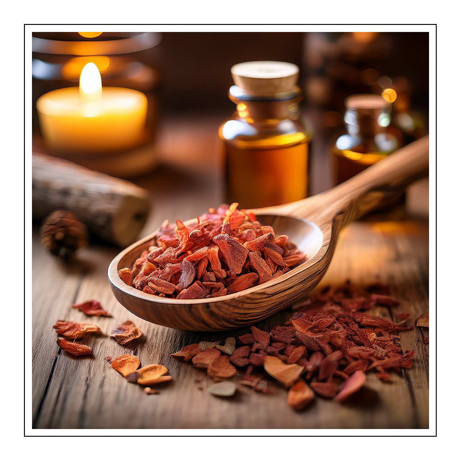 Sandalwood – olejek eteryczny Duftöl für Kerzen – Produktansicht