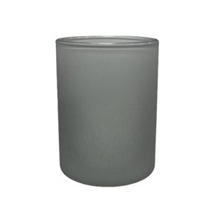 Kerzenglas K10 036 in Grau mit Betoneffekt