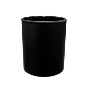 Kerzenglas K10 012 in Schwarz Matt