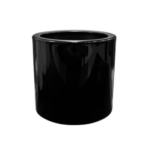 Kerzenglas K10 007 in Schwarz Glanz