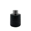 Duftdiffusor mit Muster Schwarz Glanz 100 ml – Silber – Produktansicht