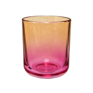 Kerzenglas K10 022 in Rosa-Orange Ombre