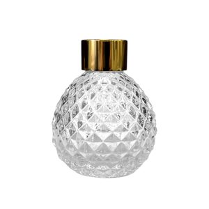 Klarer Kristall-Duftdiffusor 100 ml – Gold – Produktansicht