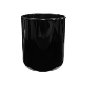 Kerzenglas K10 022 in Schwarz Glanz
