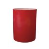 Kerzenglas K10 036 in Rot Matt mit Weiß-Effekt – Produktbild 1