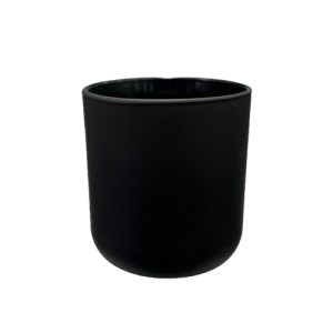 Kerzenglas K10 073 in Schwarz Matt