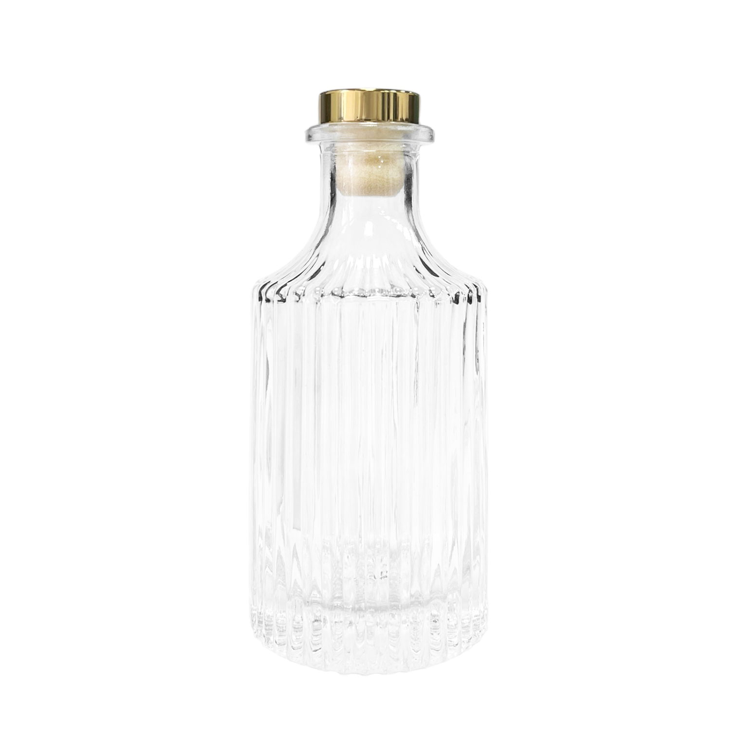 Geriffelter Duftdiffusor 200 ml – Gold – Produktansicht