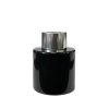 Runder Duftdiffusor Schwarz Glanz 50 ml – Silber – Produktansicht
