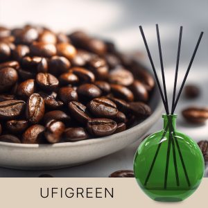 Gebrauchsfertige UFIGREEN Diffusor-Mischung – Coffee Beans – Produktansicht