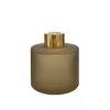 Runder Duftdiffusor Kaffee Satin 100 ml – Gold – lackierte Diffusorflasche, Produktansicht