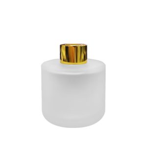 Runder Duftdiffusor Satin 100 ml – Gold – lackierte Diffusorflasche, Produktansicht