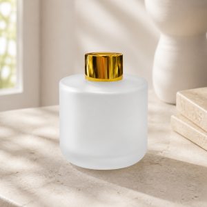 Runder Duftdiffusor Satin 100 ml – Gold – Produktfoto
