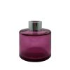 Runder Duftdiffusor Rosa Transparent 100 ml – Silber – lackierte Diffusorflasche, Produktansicht