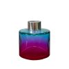 Runder Duftdiffusor Blau-Rosa OMBRE 100 ml – Silber – lackierte Diffusorflasche, Produktansicht