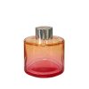 Runder Duftdiffusor Rosa-Orange OMBRE 100 ml – Silber – lackierte Diffusorflasche, Produktansicht