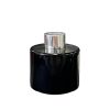 Runder Duftdiffusor Schwarz Glanz 100 ml – Silber – lackierte Diffusorflasche, Produktansicht