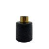 Duftdiffusor mit Muster Schwarz Glanz 100 ml – Gold – lackierte Diffusorflasche, Produktansicht