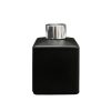 Quadratischer Duftdiffusor Schwarz Matt 150 ml – Silber – lackierte Diffusorflasche, Produktansicht