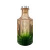 Geriffelter Duftdiffusor – Orange-Grün ombre 200 ml – Silber – lackierte Diffusorflasche, Produktansicht