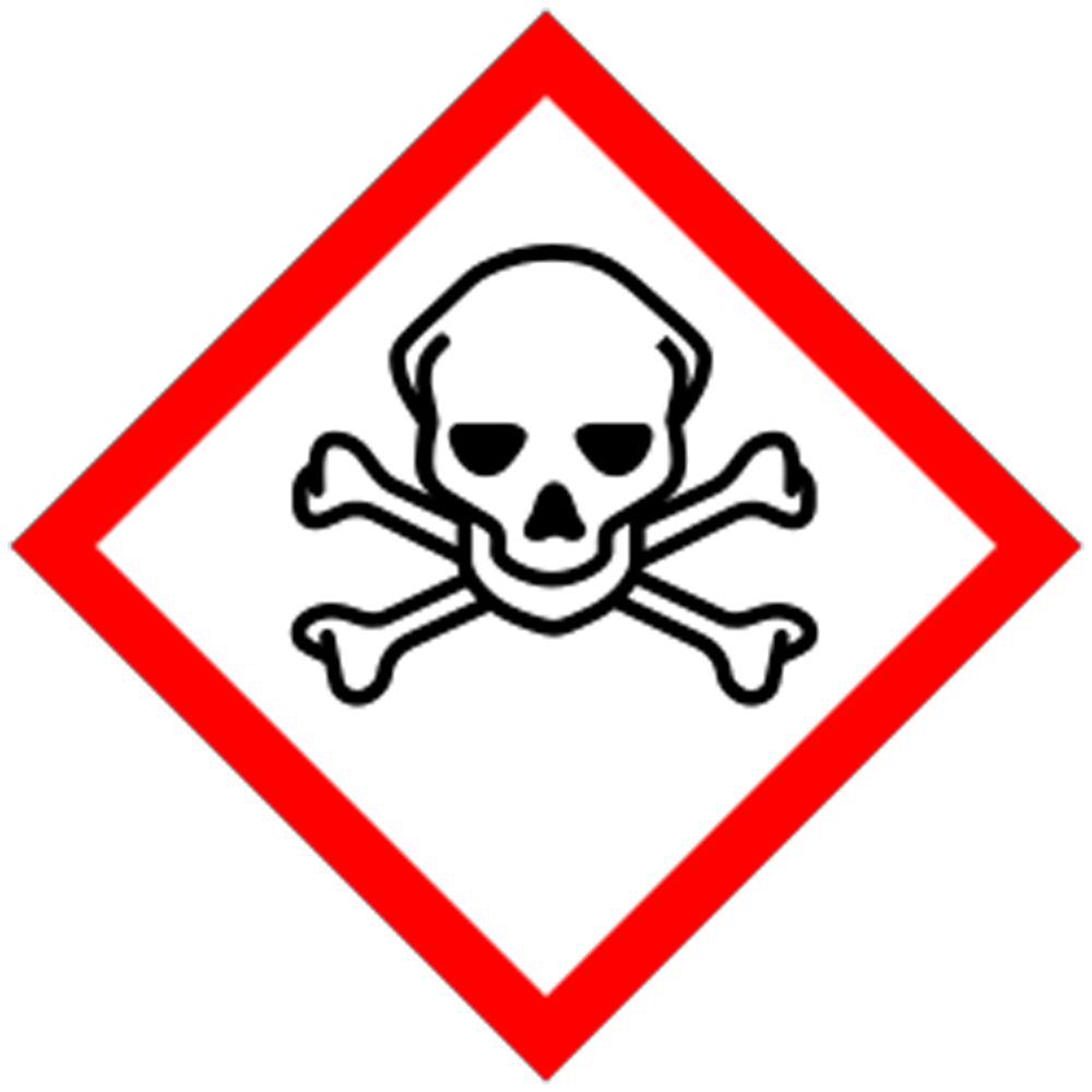 GHS06 - Totenkopf mit gekreuzten Knochen