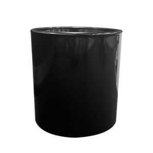 Kerzenglas K10 003 in Schwarz Glanz