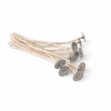 Imprägnierter Baumwolldocht mit Halter – BIO 6, 20 cm – Produktansicht