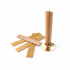 Kreuz-Holzdocht 10 × 60 mm – Produktansicht