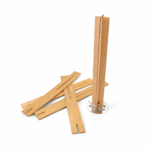 Kreuz-Holzdocht [13 x 100 mm] [Set 5 Stk.] – Produktansicht